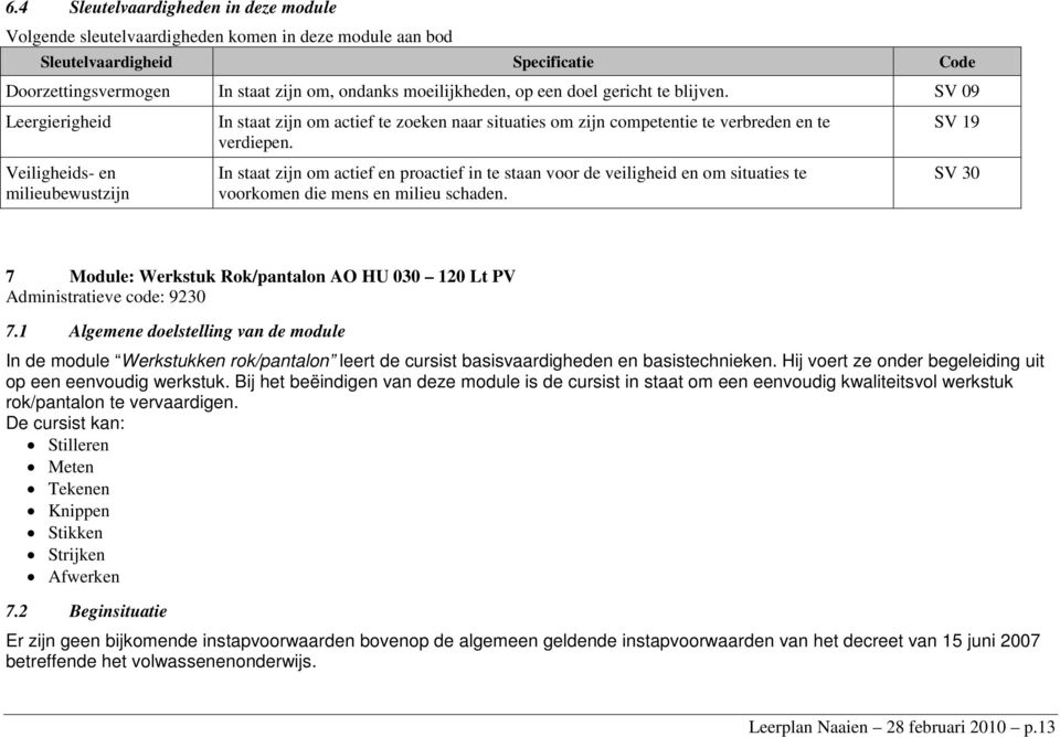 In staat zijn om actief en proactief in te staan voor de veiligheid en om situaties te voorkomen die mens en milieu schaden.