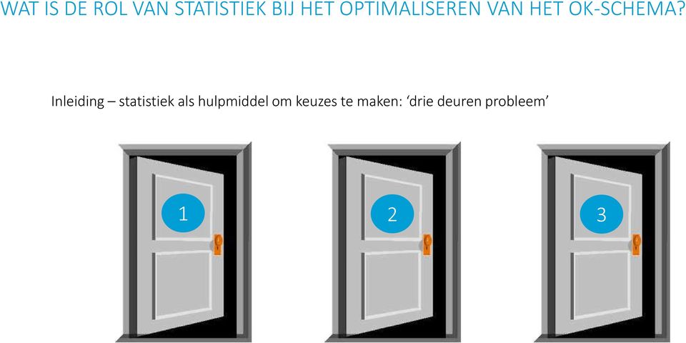 Inleiding statistiek als hulpmiddel