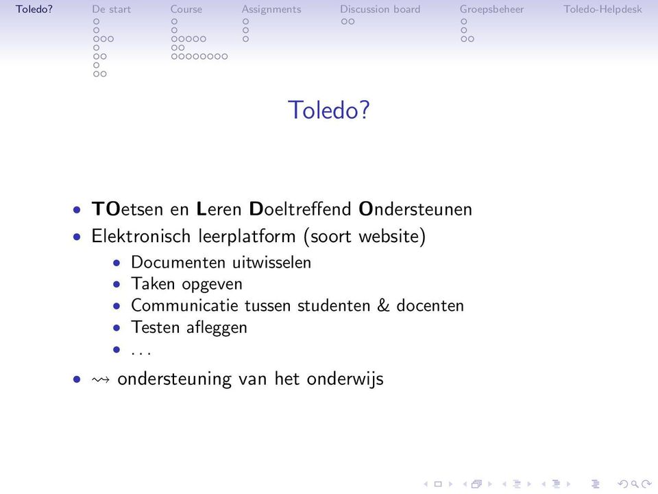 leerplatform (soort website) Documenten uitwisselen