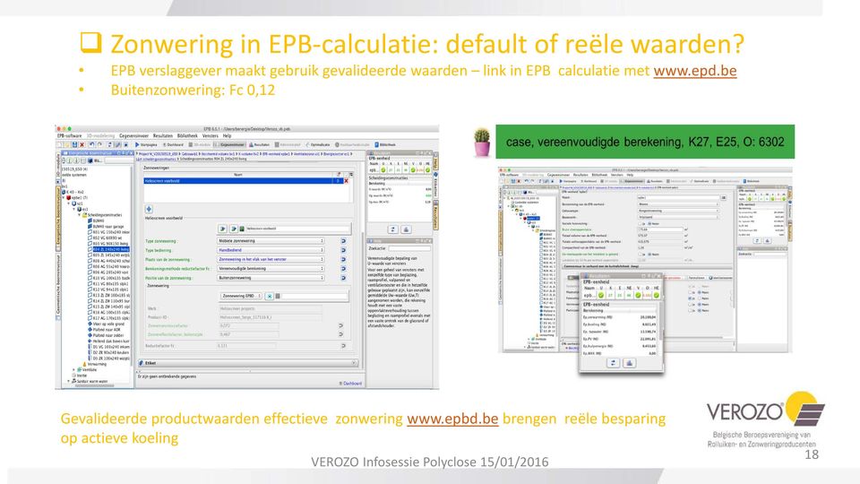 calculatie met www.epd.