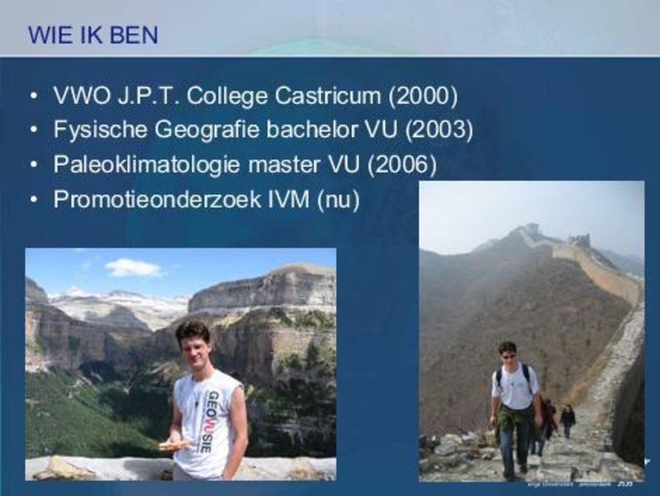Geografie bachelor VU (2003)