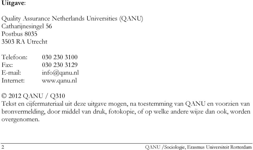 nl Internet: www.qanu.