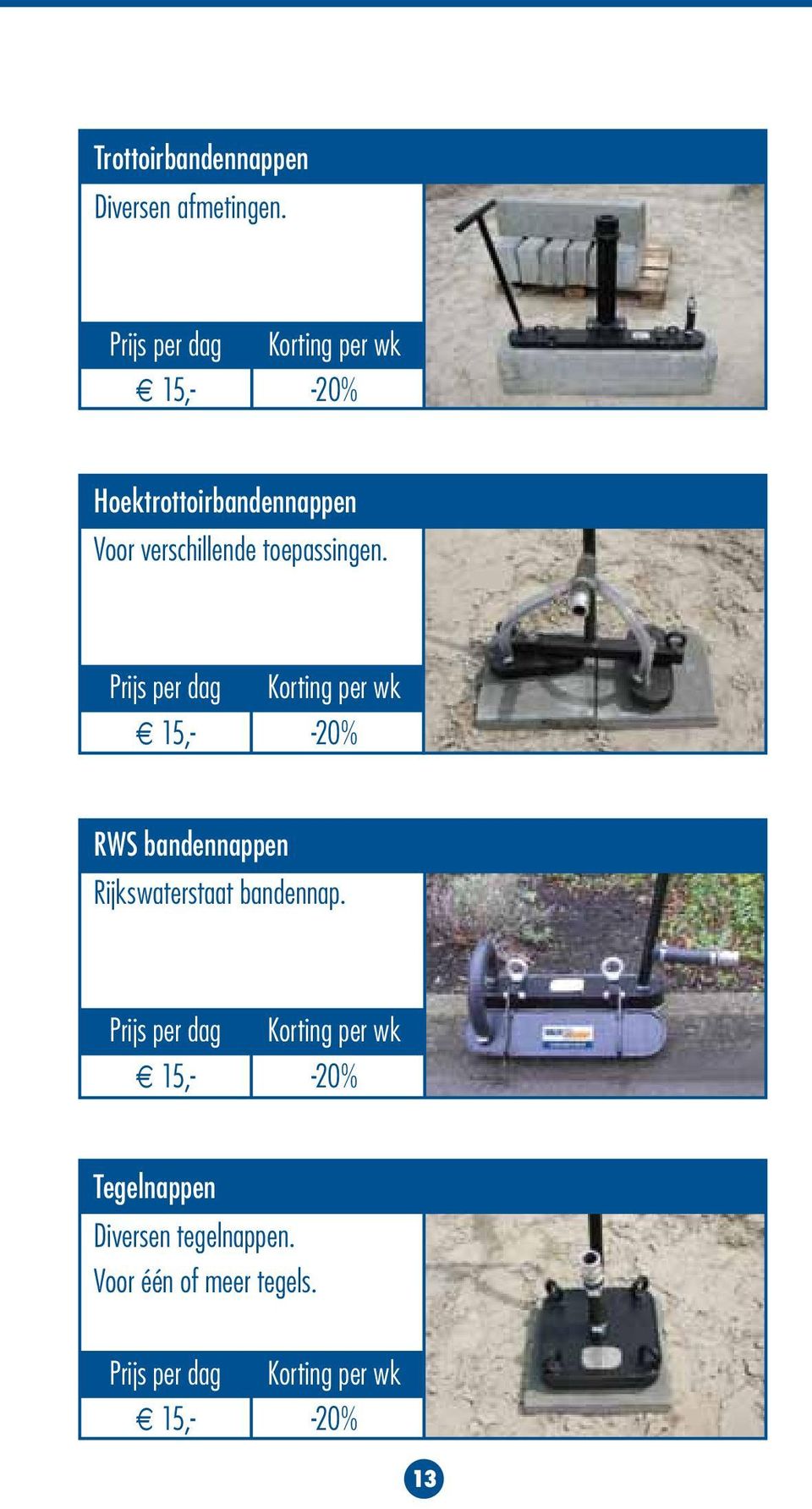 verschillende toepassingen.