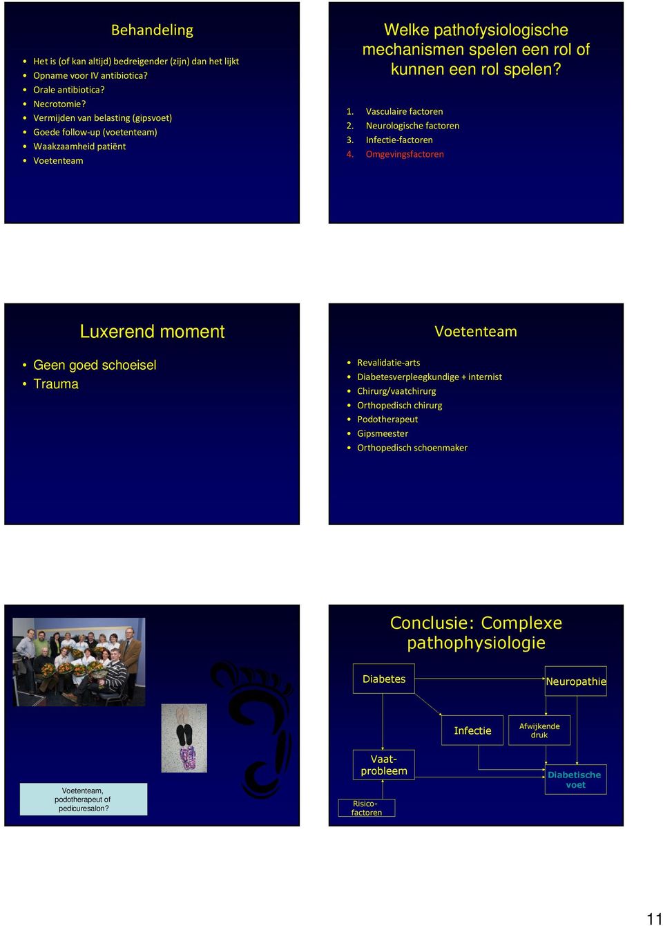 Vasculaire factoren 2. Neurologische factoren 3. Infectie-factoren 4.