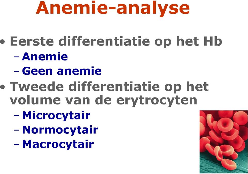 differentiatie op het volume van de