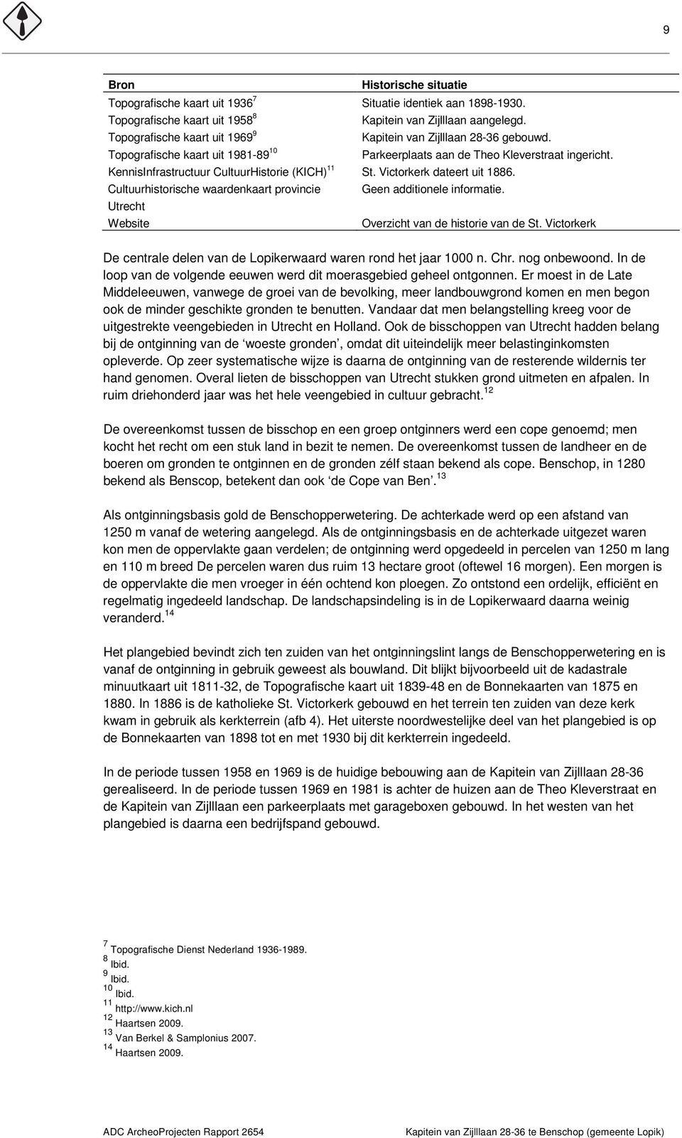 KennisInfrastructuur CultuurHistorie (KICH) 11 St. Victorkerk dateert uit 1886. Cultuurhistorische waardenkaart provincie Utrecht Website Geen additionele informatie.