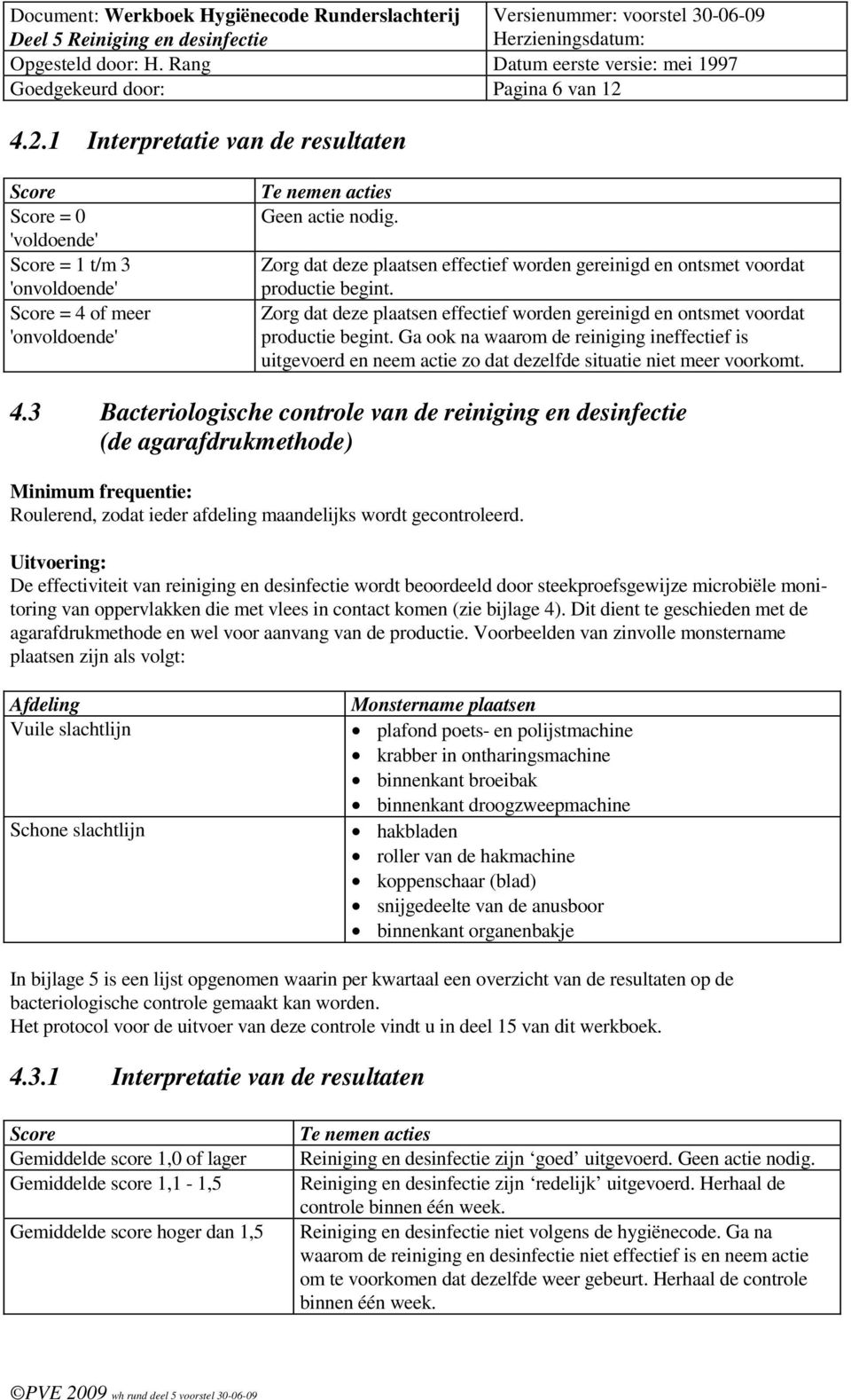 Ga ook na waarom de reiniging ineffectief is uitgevoerd en neem actie zo dat dezelfde situatie niet meer voorkomt. 4.