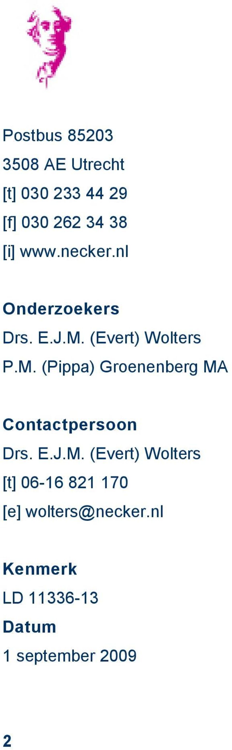 (Evert) Wolters P.M.