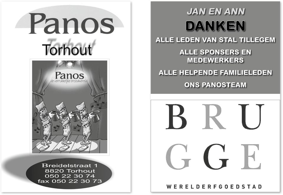 SPONSERS EN MEDEWERKERS ALLE