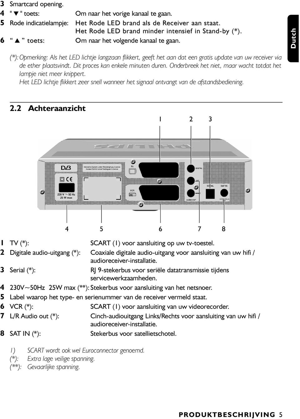 Dit proces kan enkele minuten duren. Onderbreek het niet, maar wacht totdat het lampje niet meer knippert. Het LED lichtje flikkert zeer snell wanneer het signaal ontvangt van de afstandsbediening. 2.