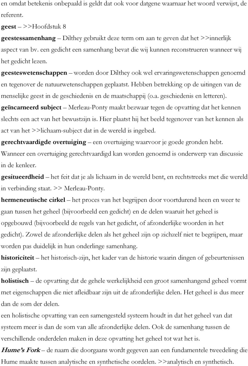 een gedicht een samenhang bevat die wij kunnen reconstrueren wanneer wij het gedicht lezen.