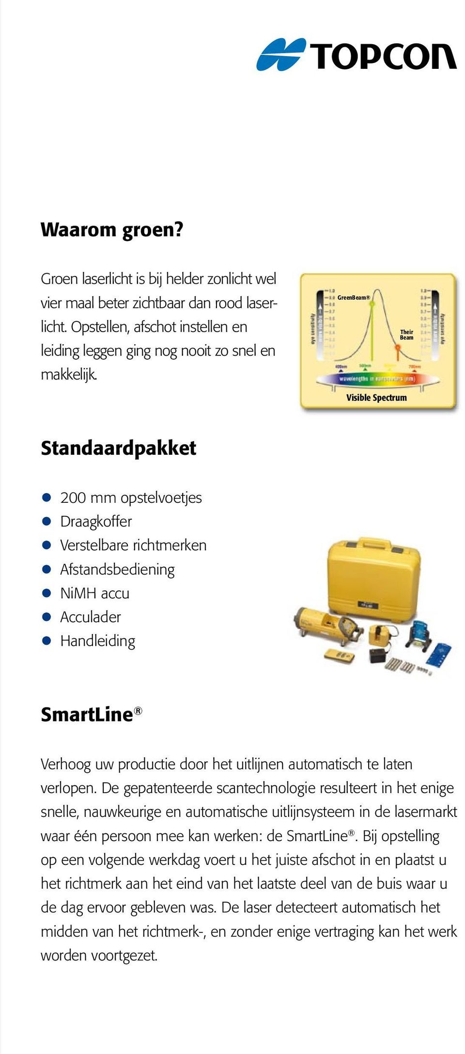 het uitlijnen automatisch te laten verlopen.