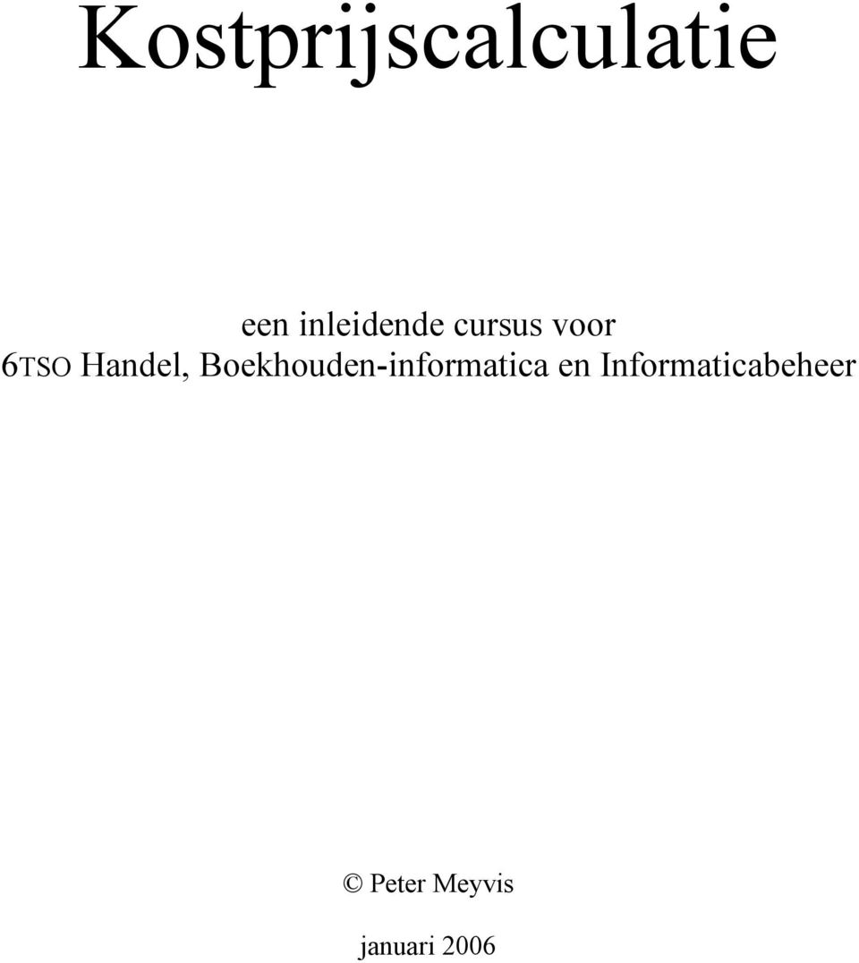 Handel, Boekhouden-informatica