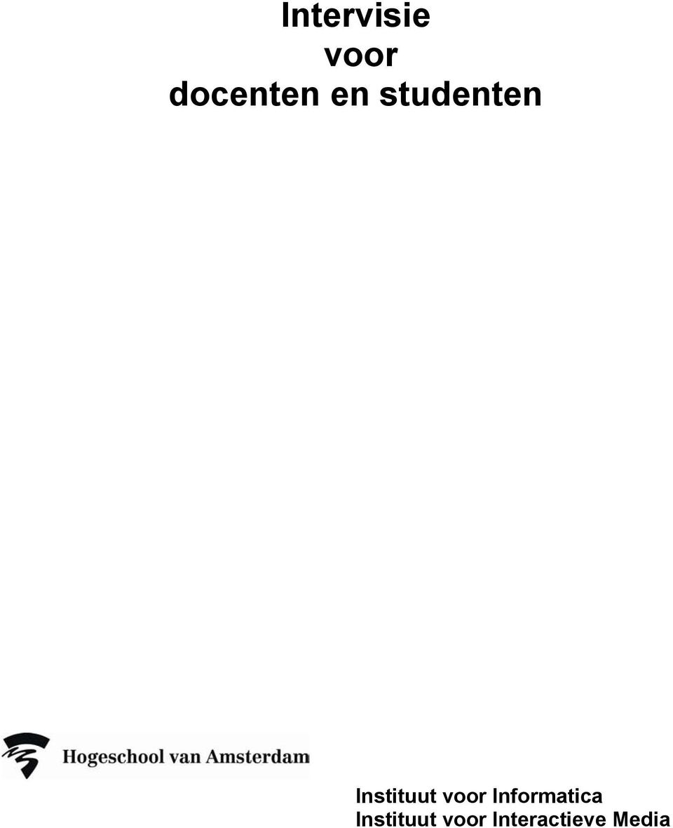 voor Informatica