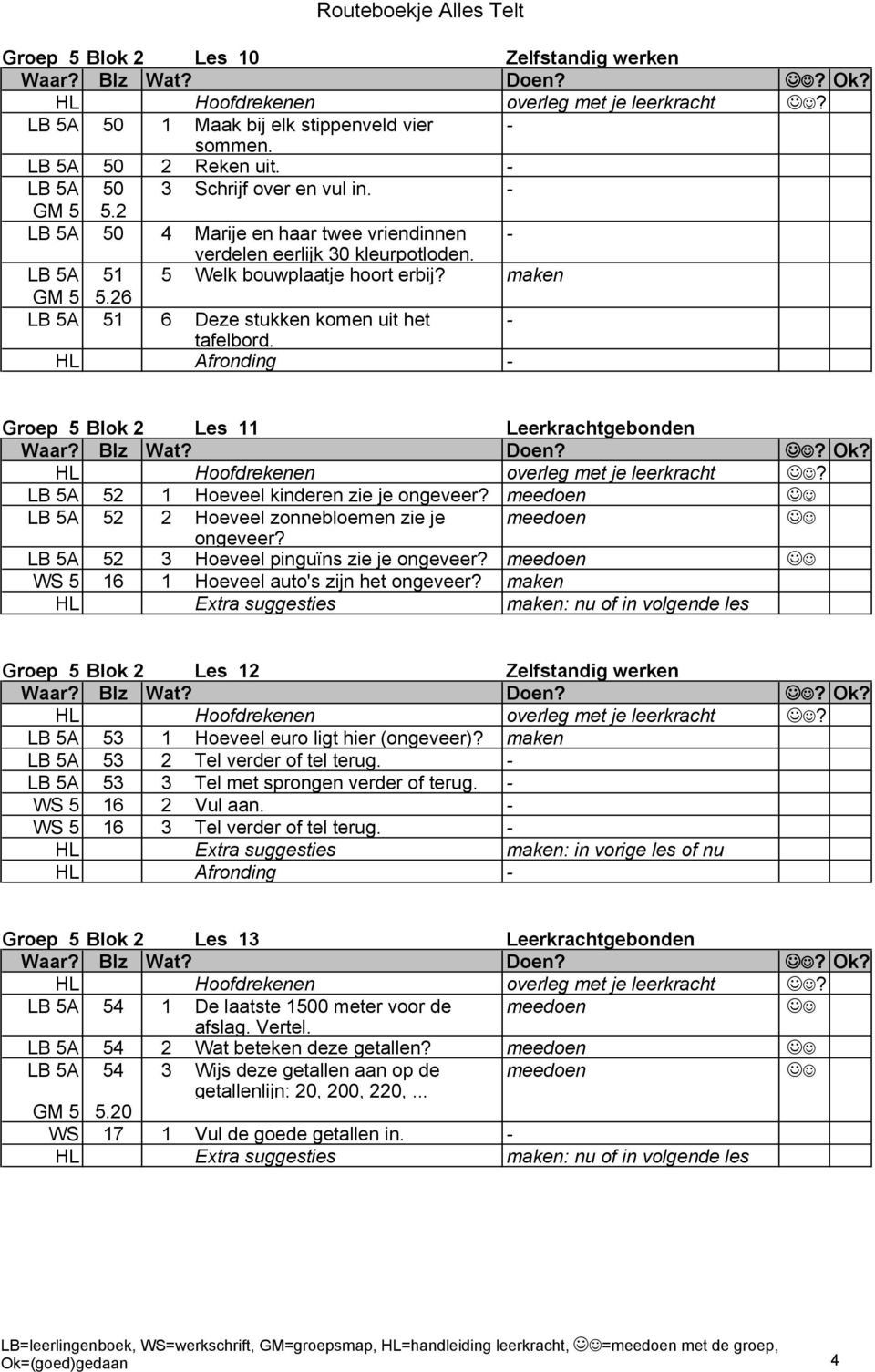 - HL Afronding - - Groep 5 Blok 2 Les 11 Leerkrachtgebonden LB 5A 52 1 Hoeveel kinderen zie je ongeveer? meedoen LB 5A 52 2 Hoeveel zonnebloemen zie je meedoen ongeveer?