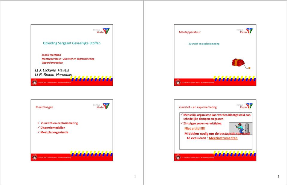 Smets Herentals Meetploegen Zuurstof-en explosiemeting Dispersiemodellen Meetplanorganisatie Zuurstof en explosiemeting