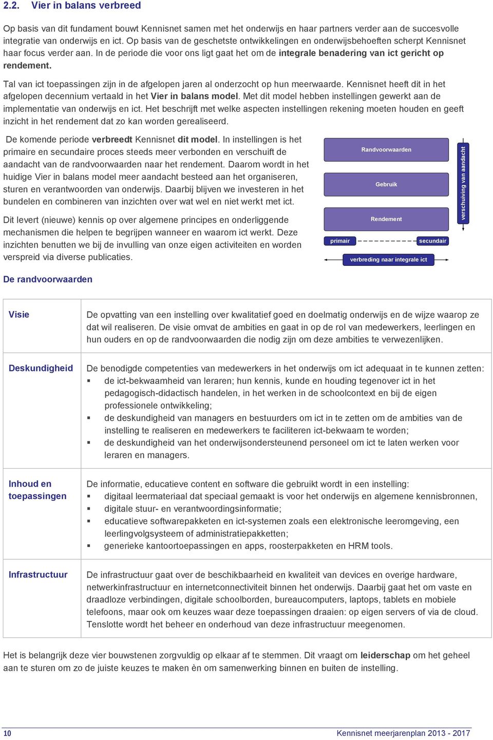 In de periode die voor ons ligt gaat het om de integrale benadering van ict gericht op rendement. Tal van ict toepassingen zijn in de afgelopen jaren al onderzocht op hun meerwaarde.