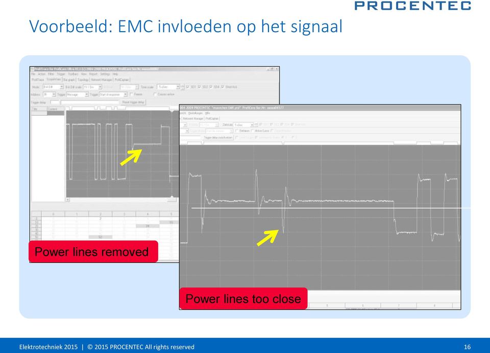 lines too close Elektrotechniek