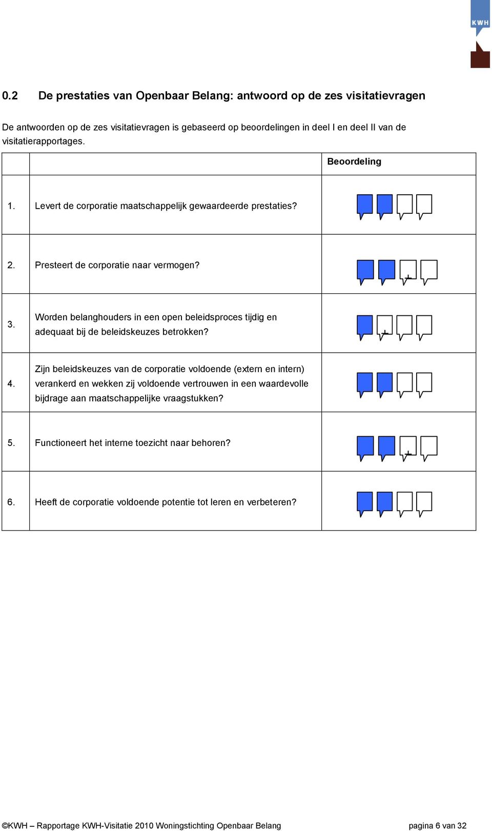 Worden belanghouders in een open beleidsproces tijdig en adequaat bij de beleidskeuzes betrokken? 4.