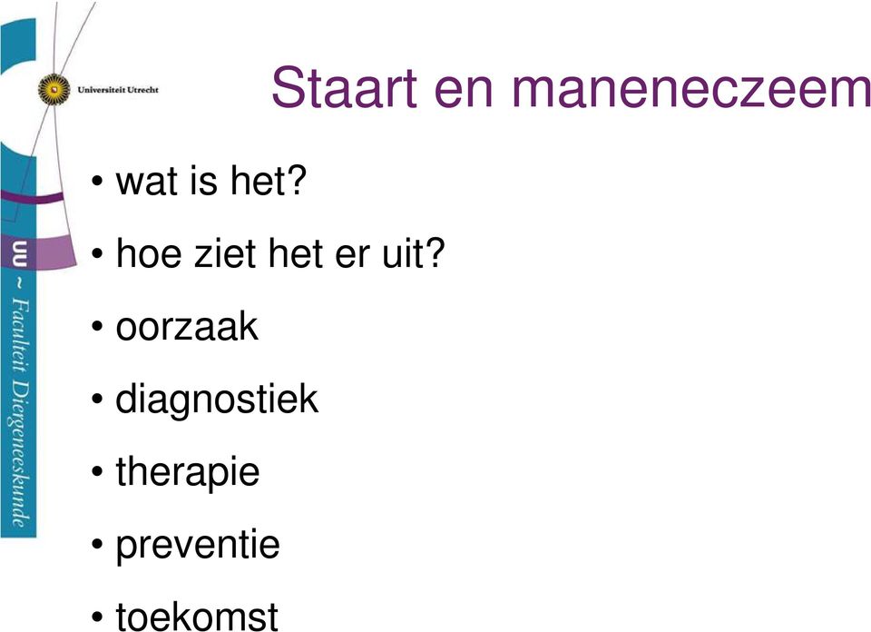 oorzaak diagnostiek