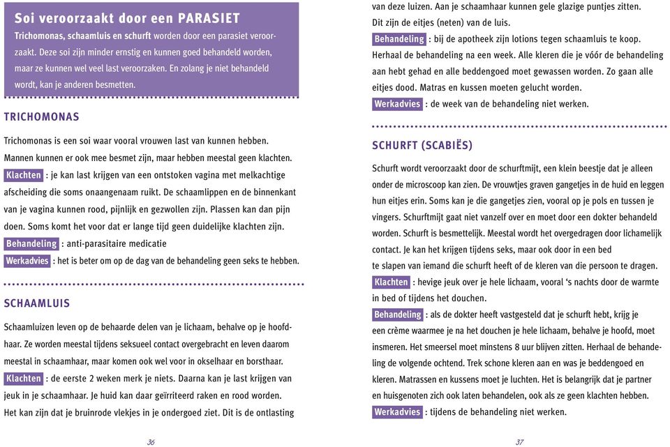 Trichomonas Trichomonas is een soi waar vooral vrouwen last van kunnen hebben. Mannen kunnen er ook mee besmet zijn, maar hebben meestal geen klachten.