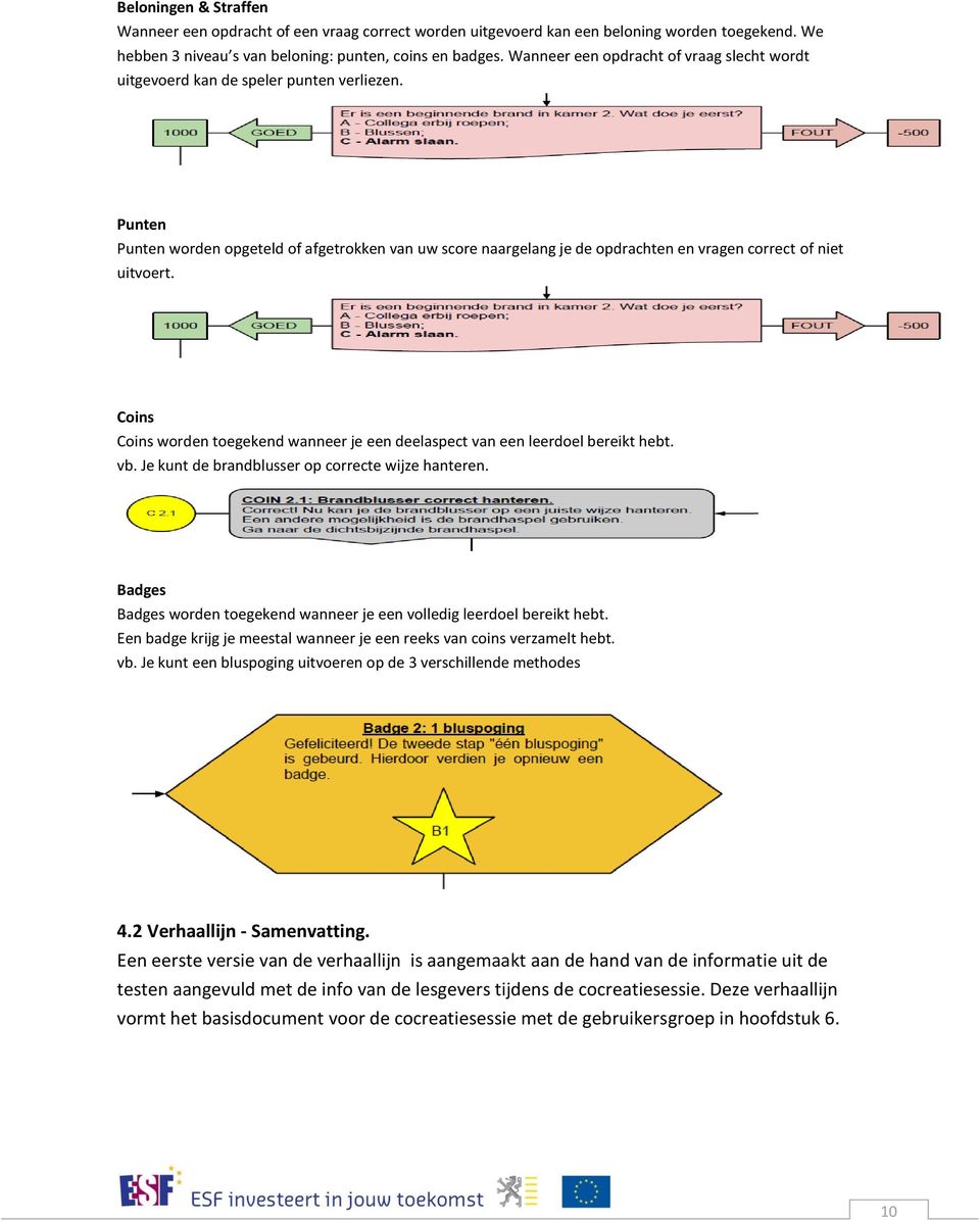 Punten Punten worden opgeteld of afgetrokken van uw score naargelang je de opdrachten en vragen correct of niet uitvoert.