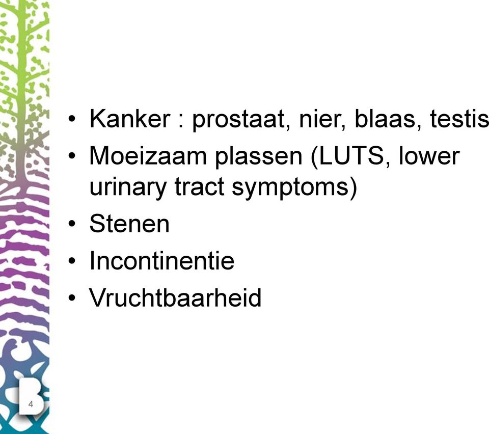 lower urinary tract symptoms)