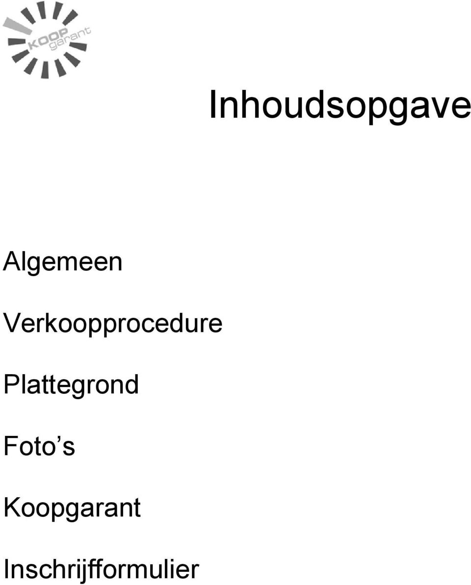 Verkoopprocedure