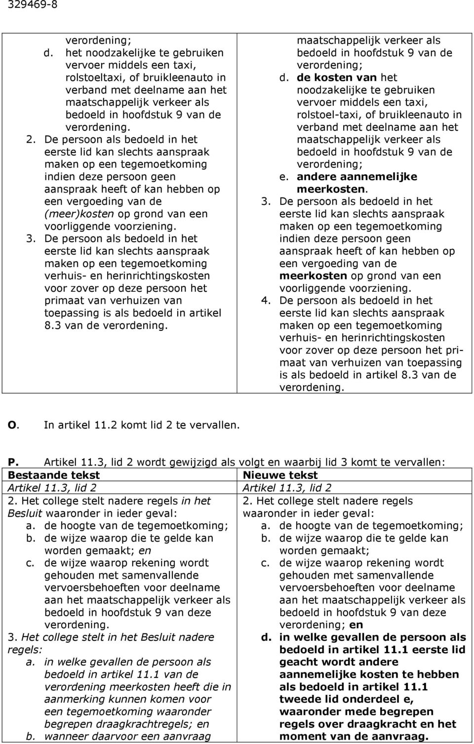 De persoon als bedoeld in het eerste lid kan slechts aanspraak maken op een tegemoetkoming indien deze persoon geen aanspraak heeft of kan hebben op een vergoeding van de (meer)kosten op grond van