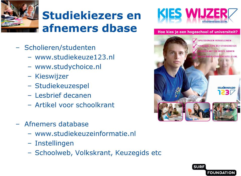 nl Kieswijzer Studiekeuzespel Lesbrief decanen Artikel voor