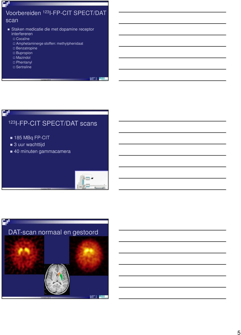 Benzatropine Bupropion Mazindol Phentanyl Sertraline 123 I-FP-CIT SPECT/DAT