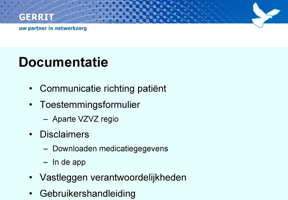 Disclaimers Downloaden medicatiegegevens In de