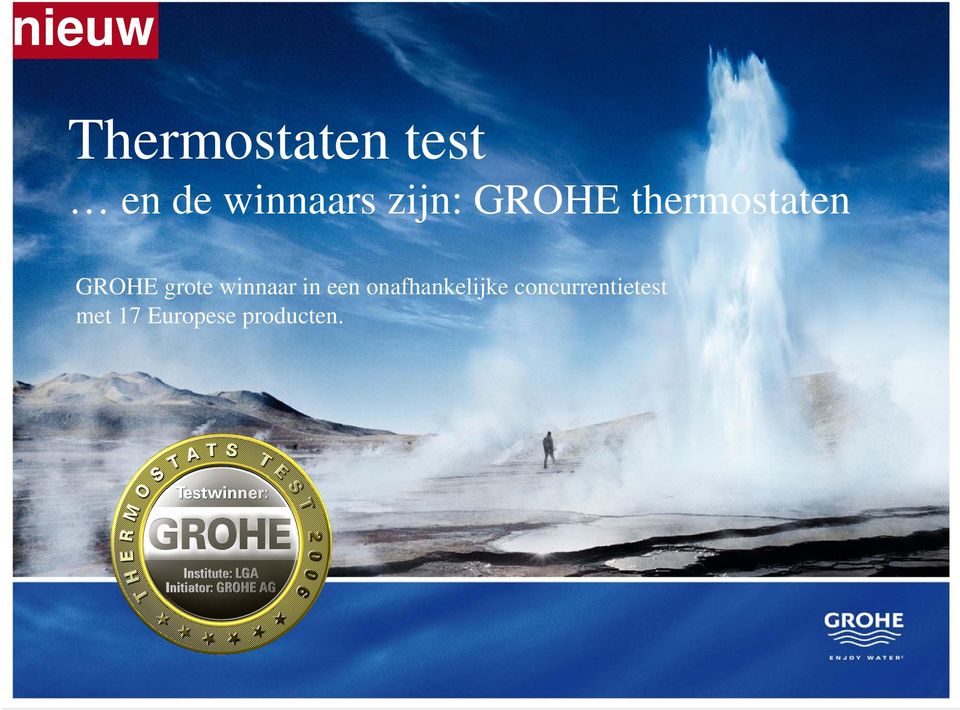 GROHE grote winnaar in een