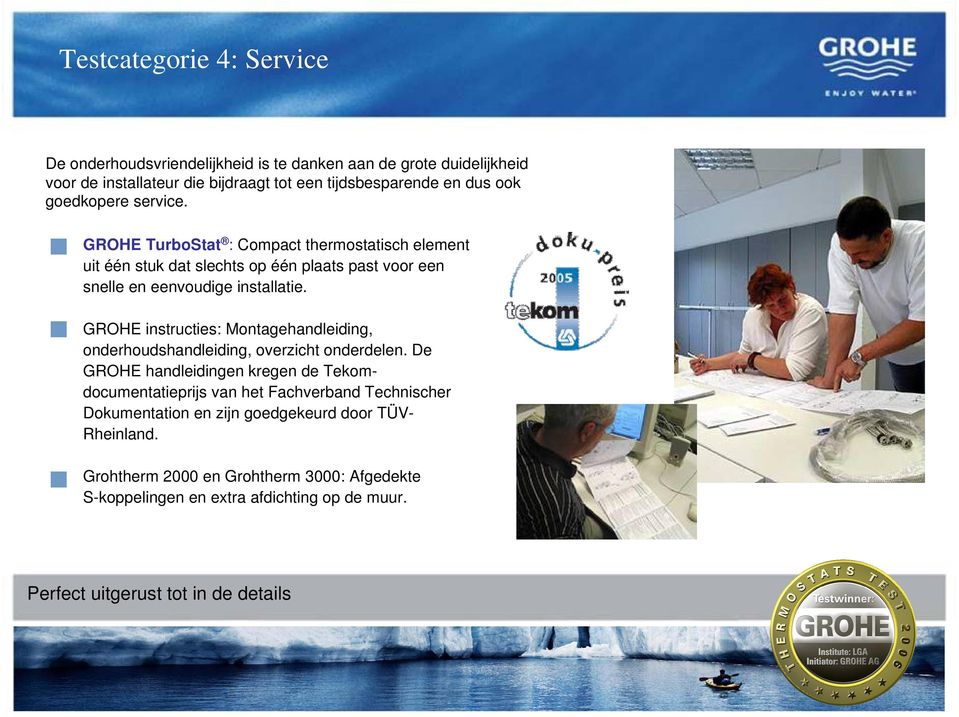 GROHE instructies: Montagehandleiding, onderhoudshandleiding, overzicht onderdelen.