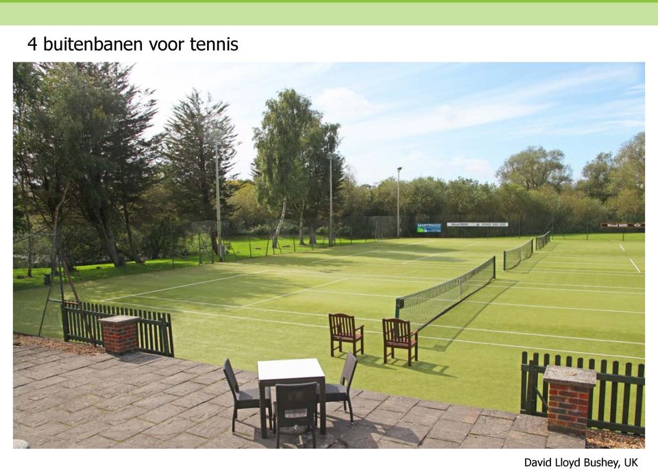 voor tennis