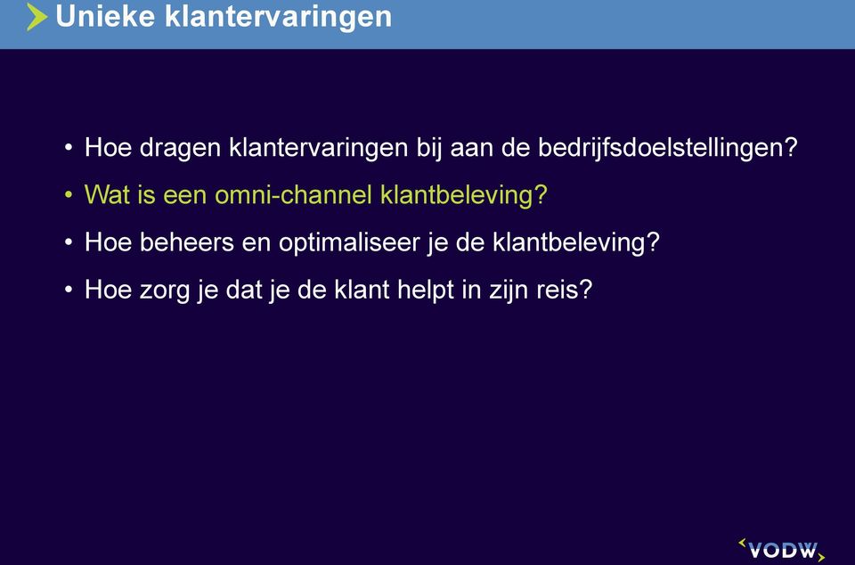 Wat is een omni-channel klantbeleving?