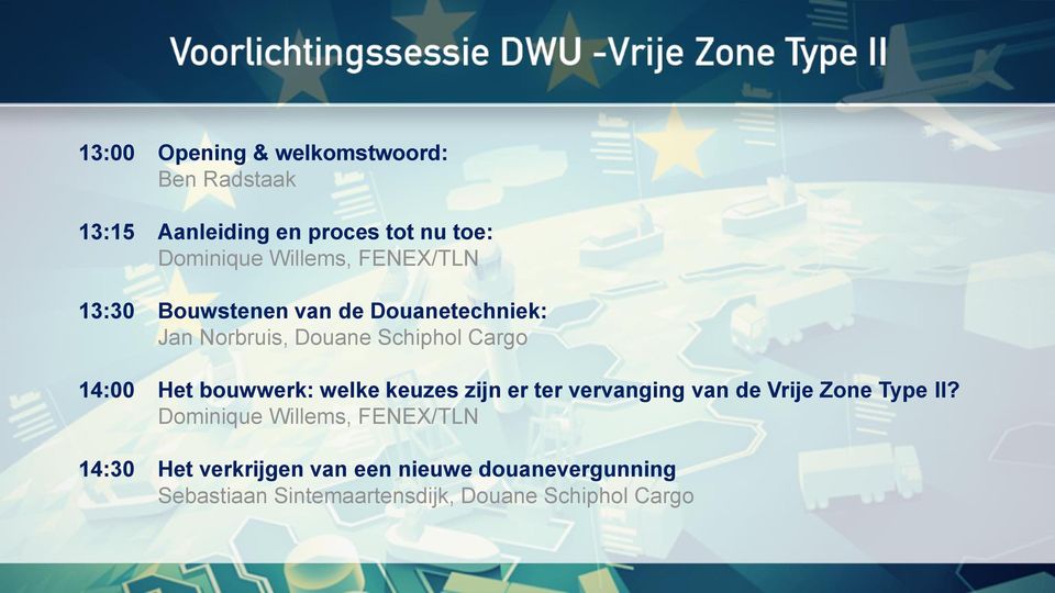 Het bouwwerk: welke keuzes zijn er ter vervanging van de Vrije Zone Type II?