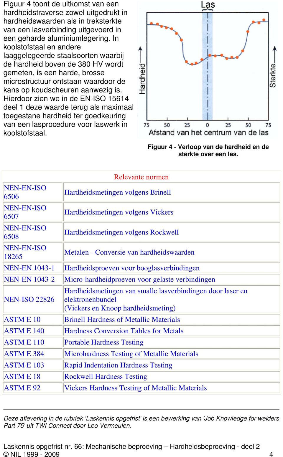 Hierdoor zien we in de EN-ISO 15614 deel 1 deze waarde terug als maximaal toegestane hardheid ter goedkeuring van een lasprocedure voor laswerk in koolstofstaal.