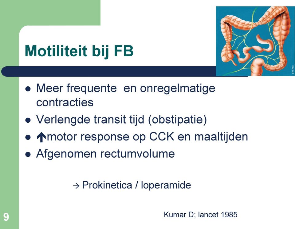 motor response op CCK en maaltijden Afgenomen