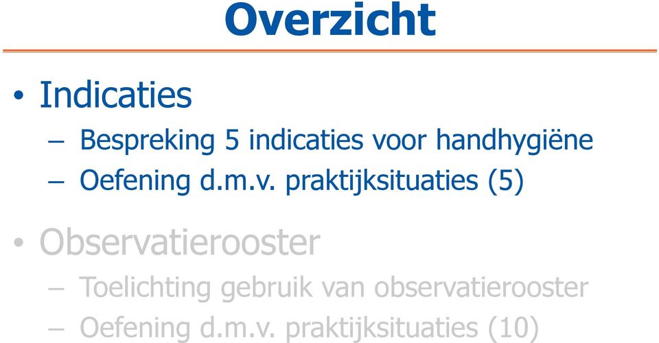 praktijksituaties (5) Observatierooster