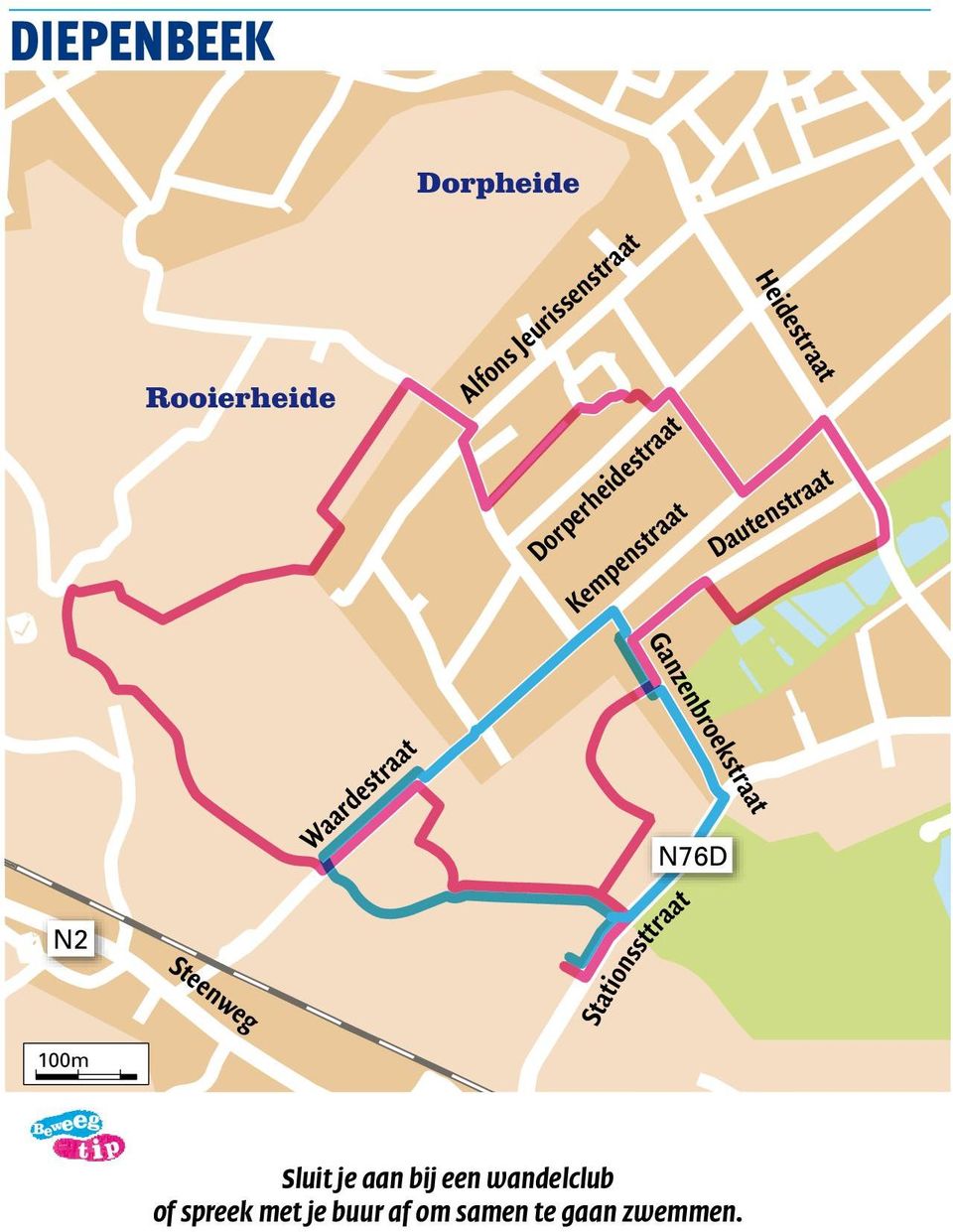 Waardestraat Waardestraat Kempenstraat Kempenstraat N76D Stationssttraat Stationssttraat Sluit je