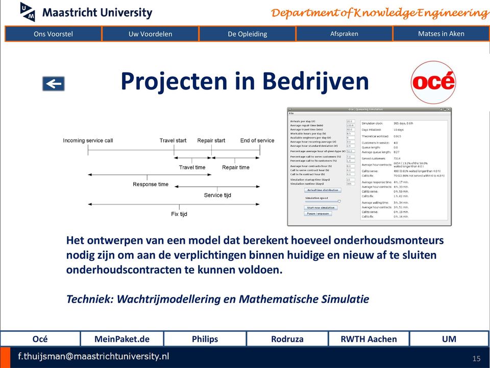 nieuw af te sluiten onderhoudscontracten te kunnen voldoen.