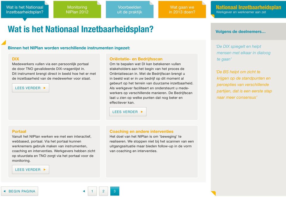 LEES VERDER Oriëntatie- en Bedrijfsscan Om te bepalen wat DI kan betekenen vullen stakeholders aan het begin van het proces de Oriëntatiescan in.