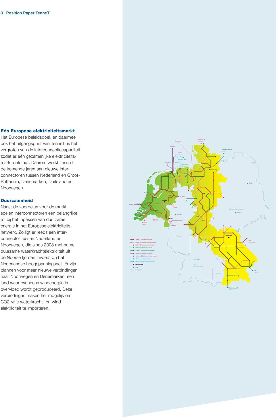 Beverwijk Ens Nord.Link NorNed COBRA (Denmark) BorWin 2 NorNed 2 BorWin 1 alpha ventus Eemshaven Conneforde Meeden Hessenweg Energinet.