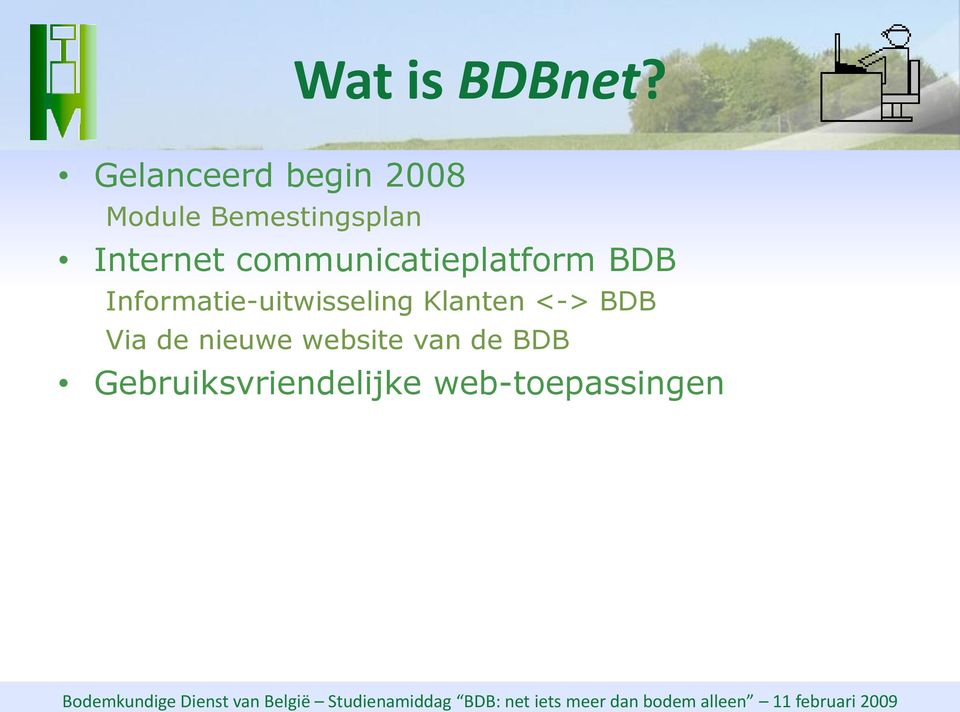 Internet communicatieplatform BDB