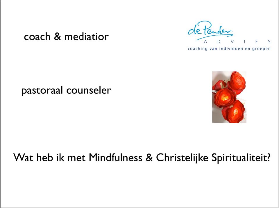 heb ik met Mindfulness