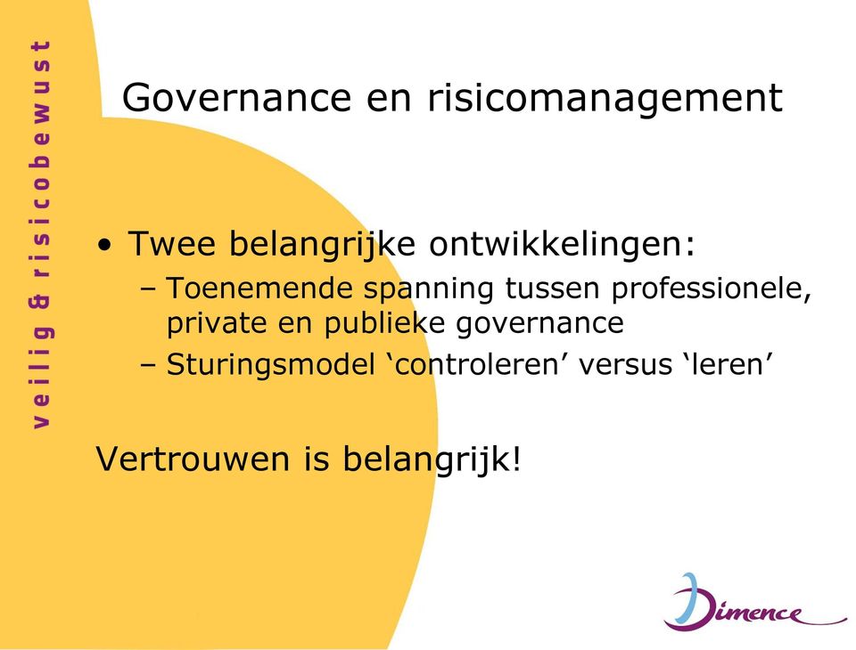professionele, private en publieke governance