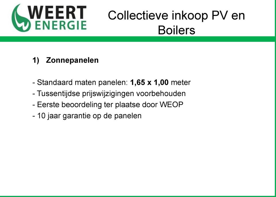 Tussentijdse prijswijzigingen voorbehouden - Eerste