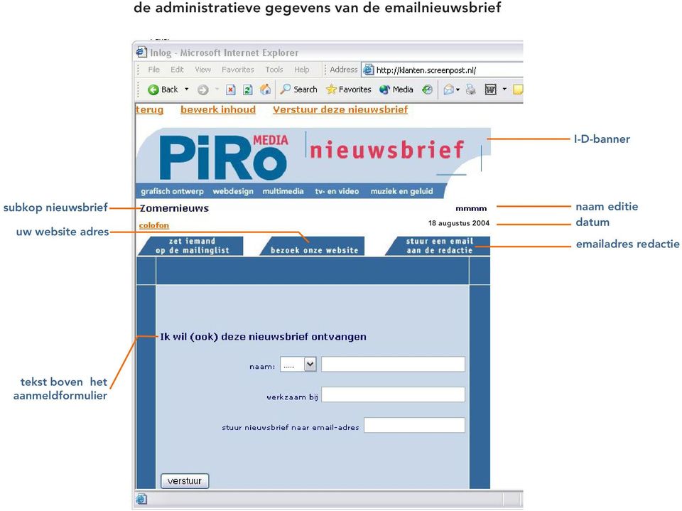 uw website adres 18 augustus 2004 naam editie