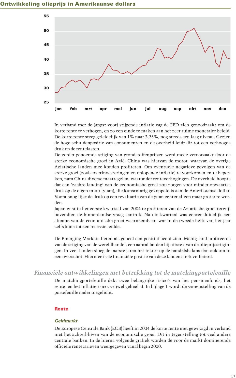 Gezien de hoge schuldenpositie van consumenten en de overheid leidt dit tot een verhoogde druk op de rentelasten.